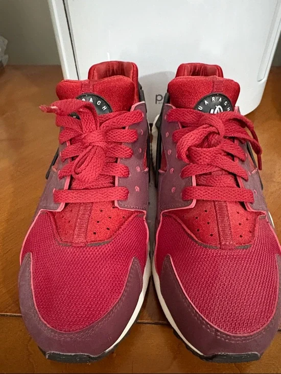 Nike Red Youth Sneakers with White Swoosh