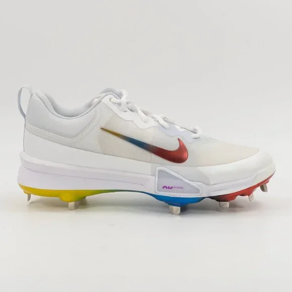 Nike Force Zoom Trout 9 Pro 'White Hyper Violet' FB2907-106 Baseball Multi Size