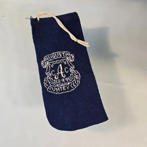 Vintage Augusta Country Club Drawstring Bag Michael Reynolds PGA Professional