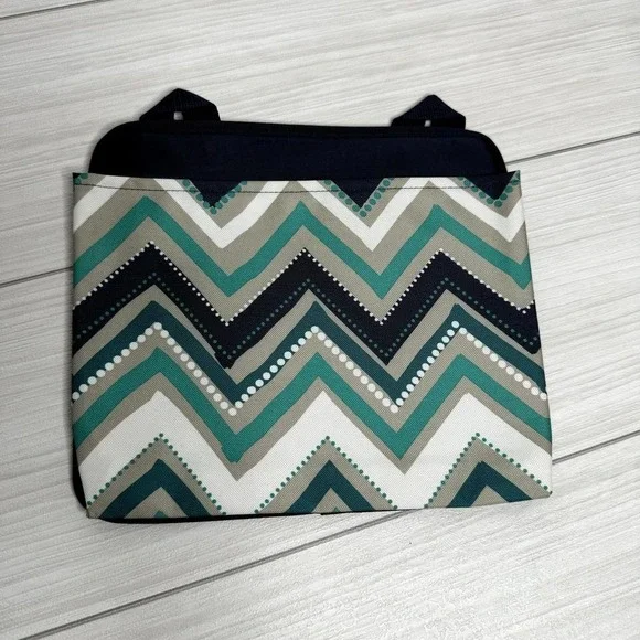 Thirty One Oh Snap Pocket 212A Dotty Chevron Hanging‎ Organizer Wall Storage