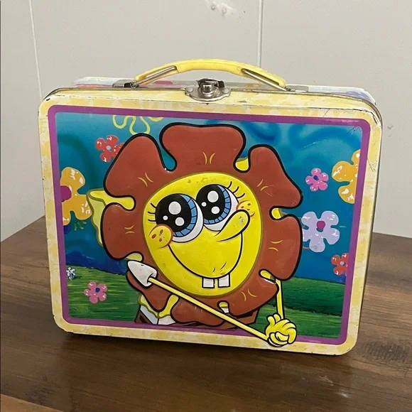 SpongeBob SquarePants Metal Lunchbox Tin 2007