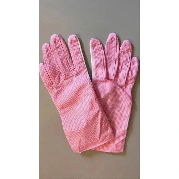 Vintage Mid Century MCM Women’s Pink Opera Driving Gloves Casual size‎ small