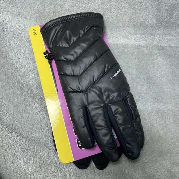 HEAD Women's S/P Waterproof Hybrid Gloves Black H1180