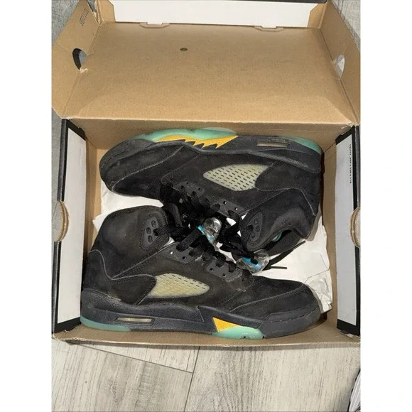 Jordan 5 Retro Mid Aqua‎ Sneakers Size 7Y