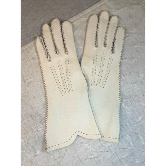 Vintage Schrank Loungerie Sleeping Gloves NWT‎ Mid-Century Boudoir Beauty Sz 6