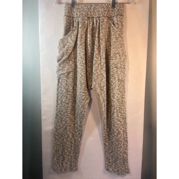 FREE PEOPLE BEACH WOMENS SMALL GRAY HAREM PANTS