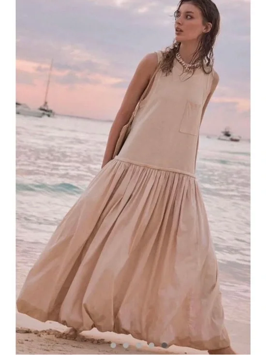 Free People Calla Lilly Bubble Hem Dress size L