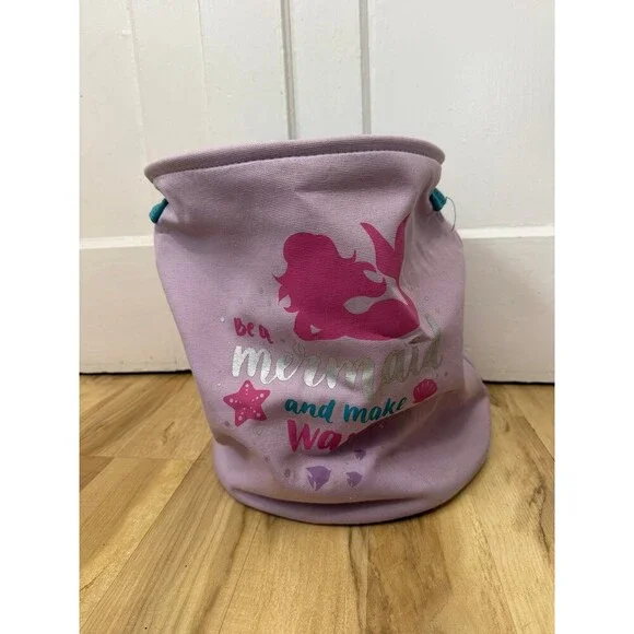 Mermaid Fabric Storage Bin / Toy Organizer