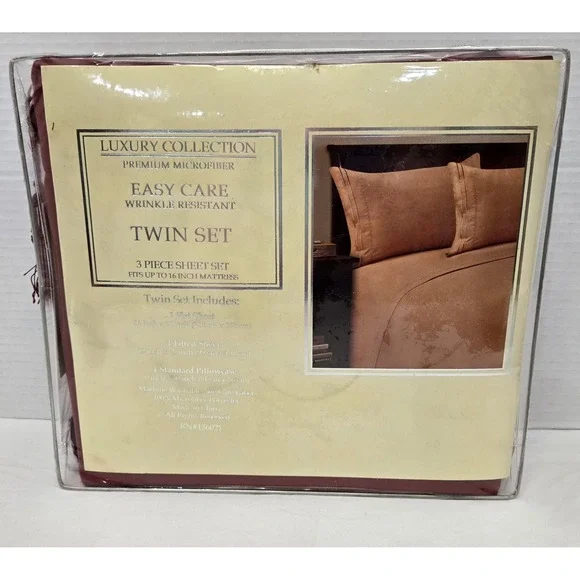 Luxury Collection 1600 Series Microfiber Twin Sheet Set 16