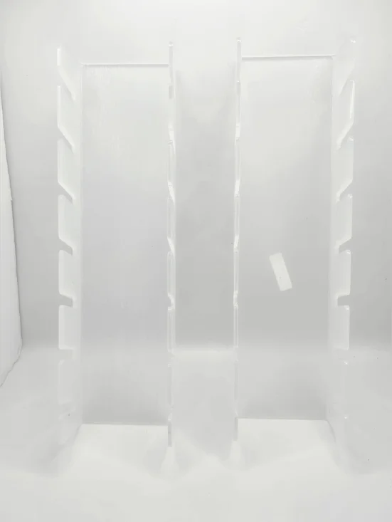 Clear Acrylic Hat Organizer Rack Set of 2 | Baseball Cap Holder Display Stands