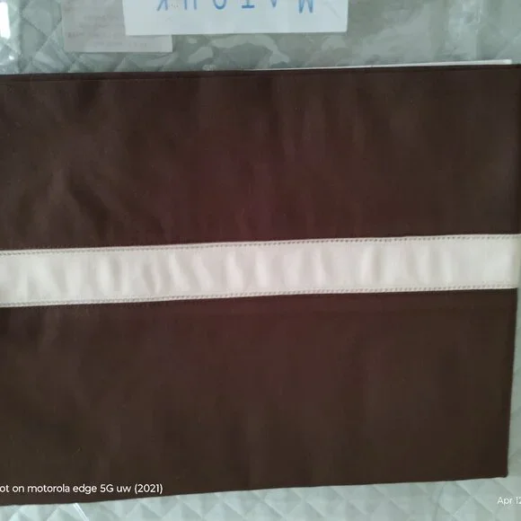 MATOUK KING PILLOWCASE 600TC EGYPTIAN COTTON NOCTURNE SATEEN CONTRALTO 21x41 NWT