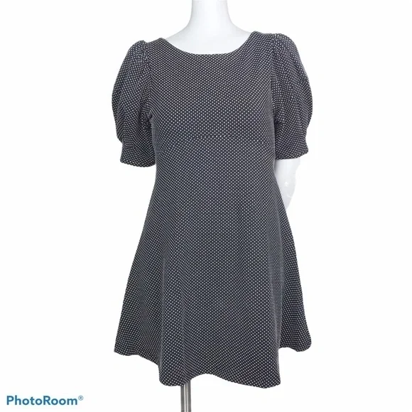 Free People black & white polka dot mini dress