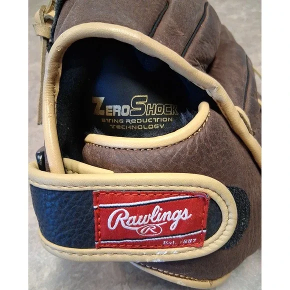 Rawlings RBG36BC 12.5 Inch Leather Zero Shock Gold Glove CO Left Hand Throw