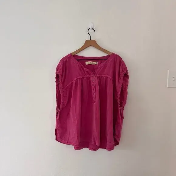 Free People Summer Love Top Dragon Fruit Size Small
