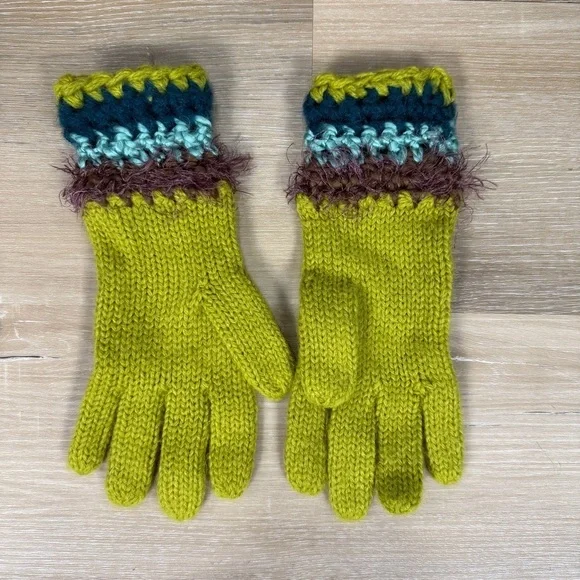 Colorful Knit Gloves
