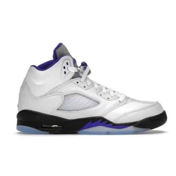 NIKE Air Jordan 5 Retro 'Dark Concord' Sneakers Size 5.5Y/W7