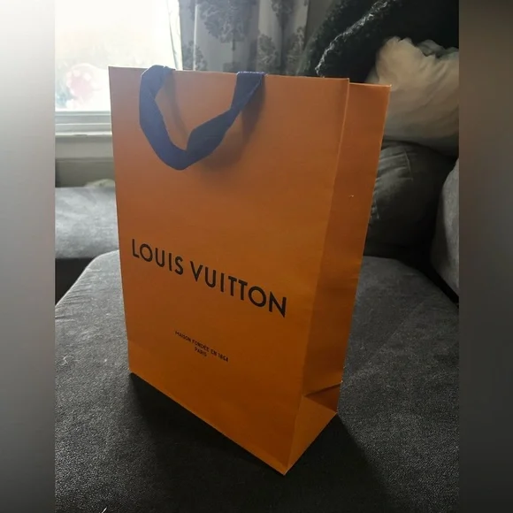 Louis Vuitton Orange Shopping Bag