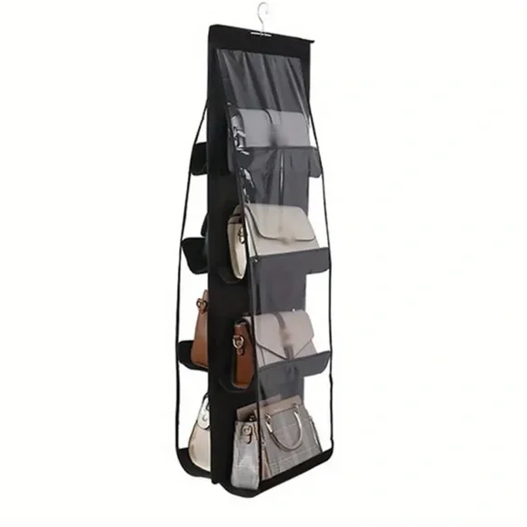 Organizer, Hanging Storage Organizer for Handbags, Jeans, Sweaters, WHIT…