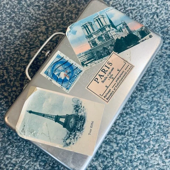 Silver Lunchbox/Treasure Box