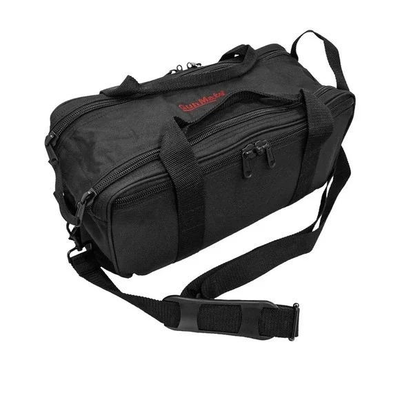 GunMate Pistol Range Bag Black 22520 Tactical Handgun Case with Shoulder Strap
