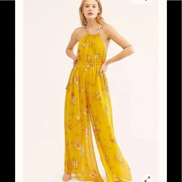 Free People Georgia Jumpsuit Size S