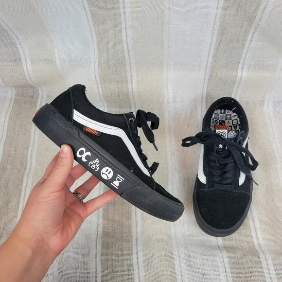 Vans x Cult BMX‎ Old Skool Low Sneakers Black Mens 3.5/Kids 3.5