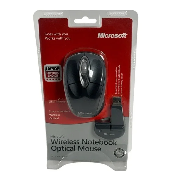 Microsoft Wireless Notebook Optical Mouse Model 1023 For‎ Notebook