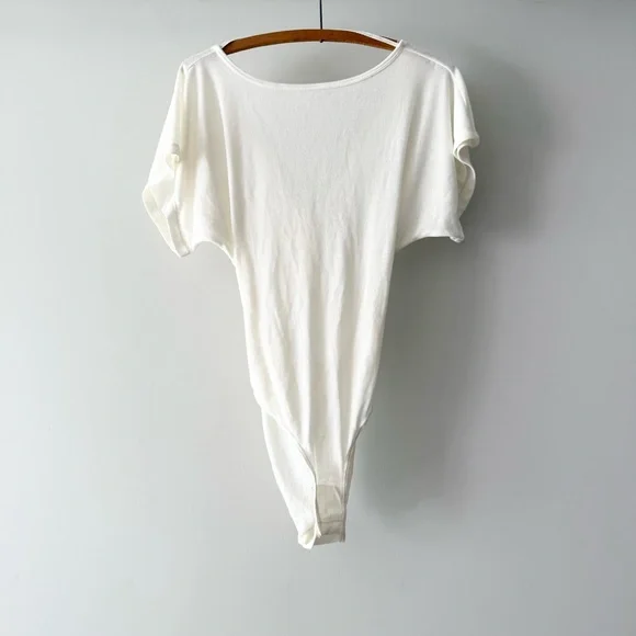 Free People Martini With a Twist Bodysuit - Ivory XS