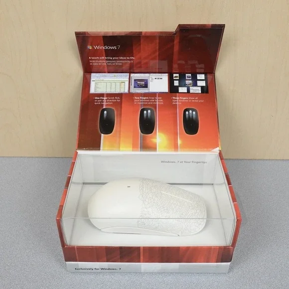 Microsoft Touch Mouse Limited Edition Artist Series Deanne Cheuk Windows 7 NEW