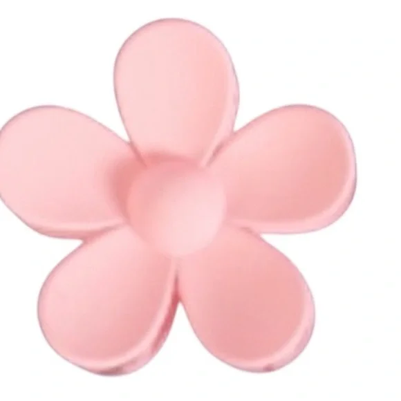Pastel Pink Daisy Flower Hair Claw Clip Floral Hair Accessory