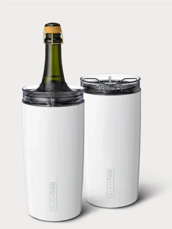 BrüMate‎ Togosa Wine Chiller & Leakproof Pitcher | In Glitter White | Brand New
