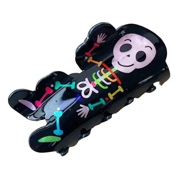 Boutique colorful saying Hi! Skeleton