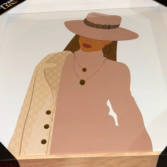 “Photo Op G U C C I Ready” Plexiglass Wall Art Decor New