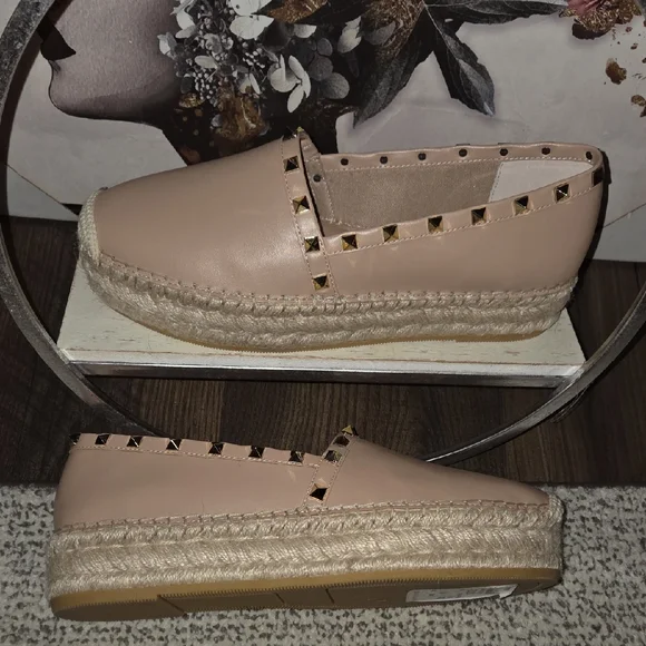 Steven New York Lambskin Espadrilles sz 11