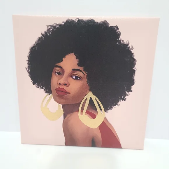 Girlie Portrait Canvas Wall Art