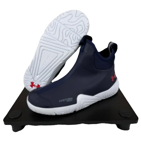 Under Armour Shoreman Storm Proof Deck Boots 3026906‎ 400  Navy Blue Nwob $115