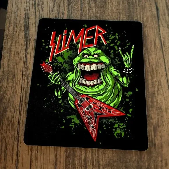 Slimer Playing Guitar Mouse Pad Ghostbusters‎