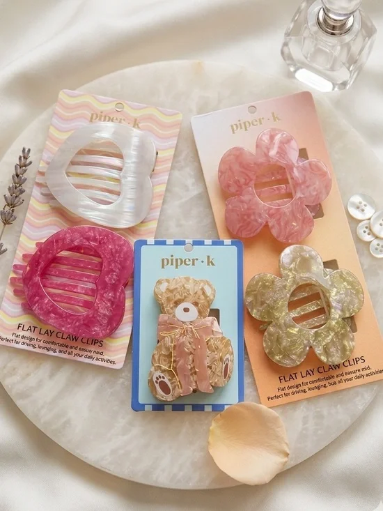 piper.k Flat Lay Claw Clip set (pick one)