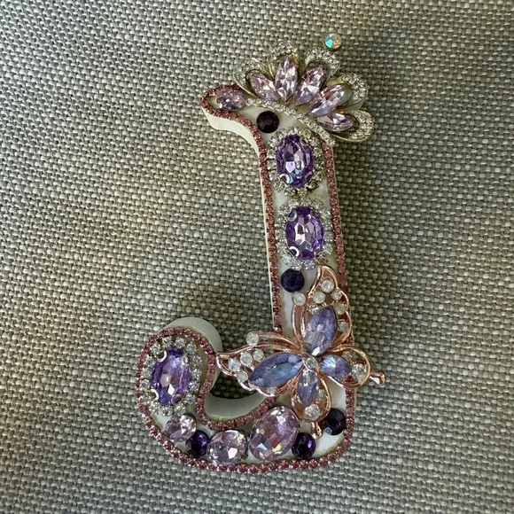 Tabletop‎ or wall hanging handmade letters rhinestone crystal wooden home decor