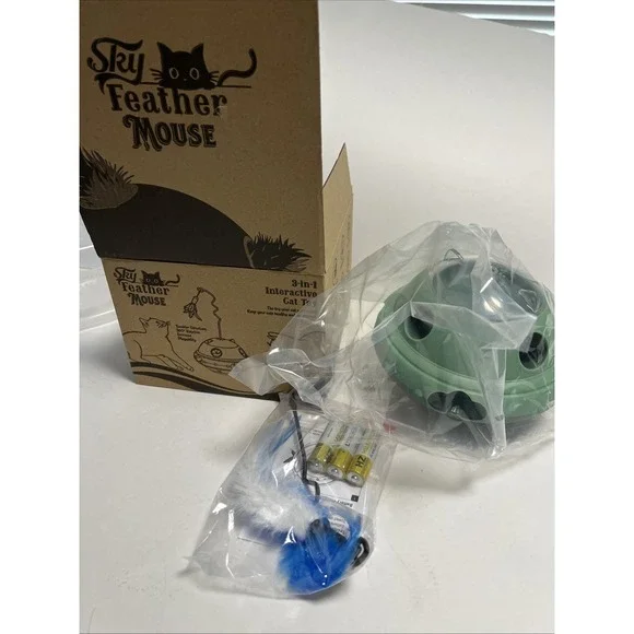 SKY‎ FEATHER MOUSE 3-in-1 cat toy Interactive cat toy