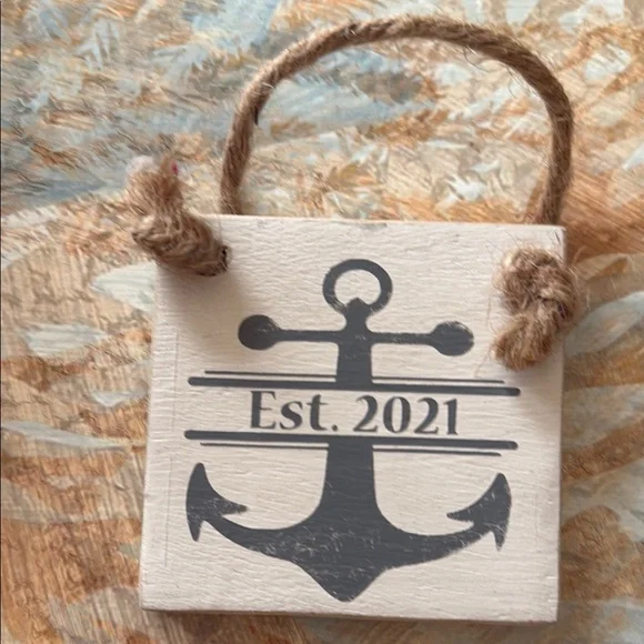 Sale 5 items for $20😎 Gray and White Nautical Art Wall Decor