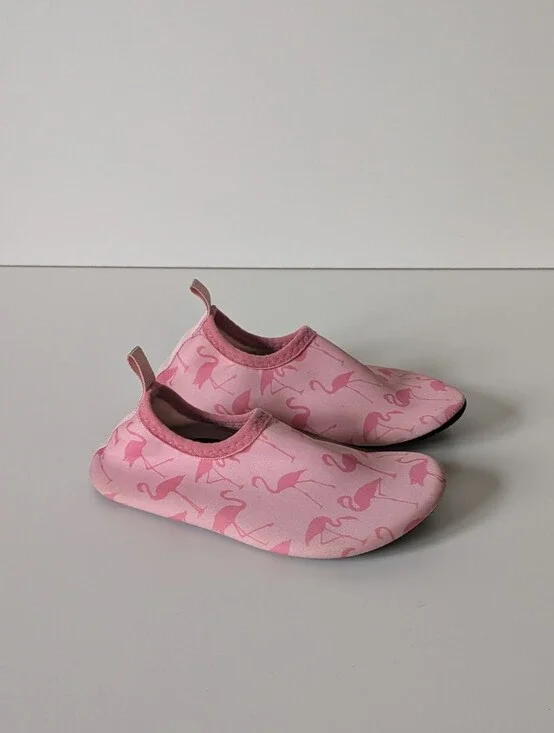 Kids Pink Flamingo Water Shoes Girls