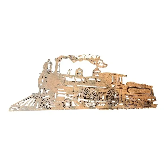 Steam TrainEngine Locamotive Metal Cut Wall Art Railfan Trainspotter 22