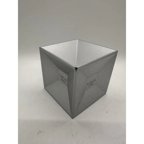 Kikkerland Aluminum Cube Jigger 6 Measure Cocktail Shot Bar‎ Tool Silver