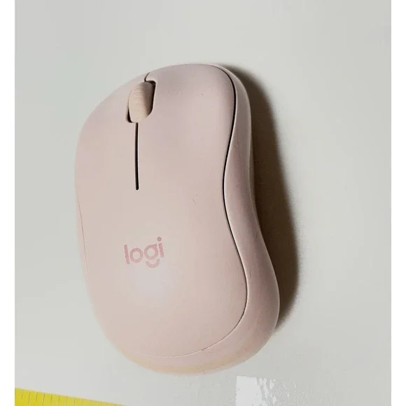 Logitech‎ Wireless Mouse Silent Touch M220 Rose MR0085 Pink works Tested