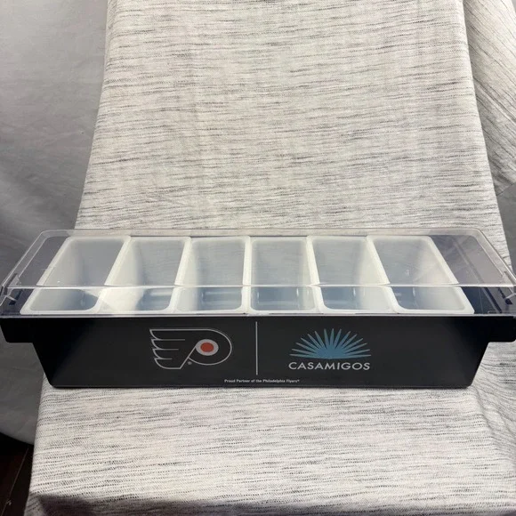 NEW Casamigos‎ Bar Fruit Condiment Caddy Philadelphia Flyers Barware Storage