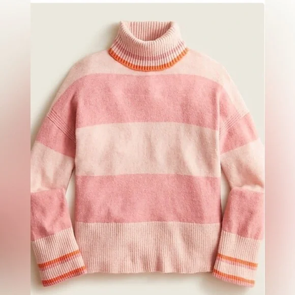 Women’s J. Crew striped turtleneck sweater, size XS