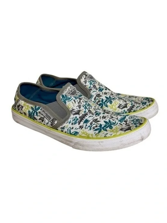 Columbia Boat Shoes Slip Ons Deck Shoes Fishing Boating Boat Summer Tropical