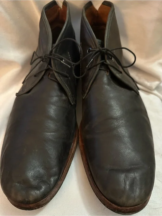 Timberland Boot Company Men’s Black Leather Chukka Boots Size 12 Lace Up Ankle