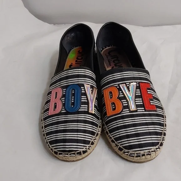 Sam EDELMAN CIRCUS BOY ESPADRILLES WOMEN'S LOAFERS SIZE 8‎